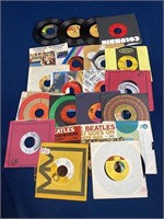 (22) Assorted 45 Records including Stevie Wonder,