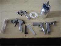 SPRAY PAINT ITEMS & SAND BLASTER GUNS