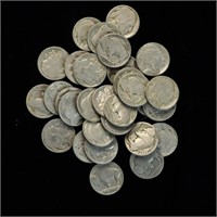 Lot of Early to mid 1900â€™s Buffalo Nickles