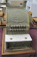 National cash register ornate brass