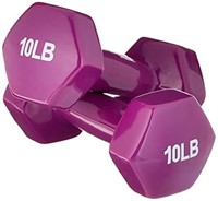 Amazon Basics Vinyl Hexagon Workout Dumbbell Hand