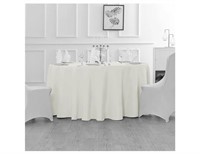 1 pcs Fokitut  Pack Round Tablecloth, 132 Inch,