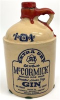 Vintage McCormick Gin Stoneware Jug