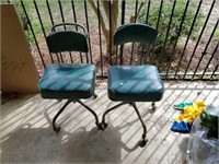 Lot of 2 Industrial Chairs