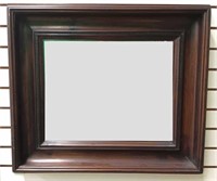 Pine Shadow Box with Beveled Mirror