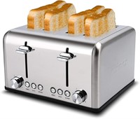 CUSIMAX 4-Slice Steel Toaster