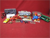 Assorted Lot of Vintage Tins & Toys