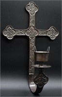 Bronze Cross Tea Candle Holder Made in India