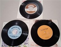 Three 7" Records Incl. The Marvelettes