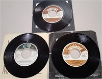 Three 7" Records Incl. The Supremes