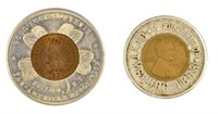 Pair Of "Lucky Penny"  Encased Cents.