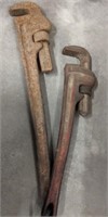24 INCH AND 18 INCH PIPE WRENCHES