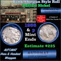 Buffalo Nickel Shotgun Roll in Old Bank Style 'Abb