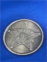 1968 Saint Bernards Sheriff posse Mardi Gras coin