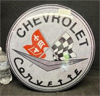 REPOP 16" "CHEVEROLET" METAL SIGN