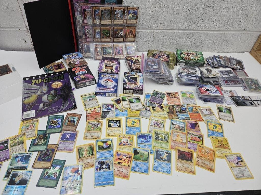 Autographed Sports Cards, Pokemon & Yugioh Cards