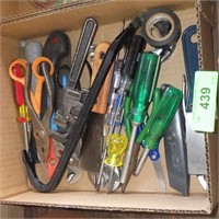 NAIL PULLER, SCREWDRIVERS, WRENCHES, SCISSORS, ETC