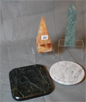 Marble Cheese Dishes & Etc.