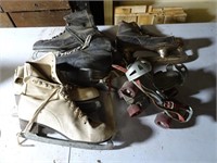 Lot of Misc. Vintage Skates  - Ice Skates &