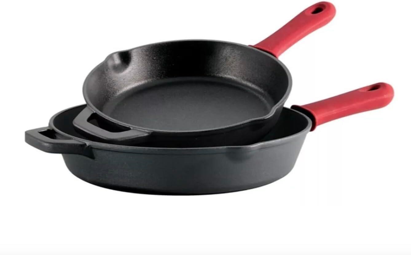 Tramontina Cast Iron Skillets with Silicone Grips