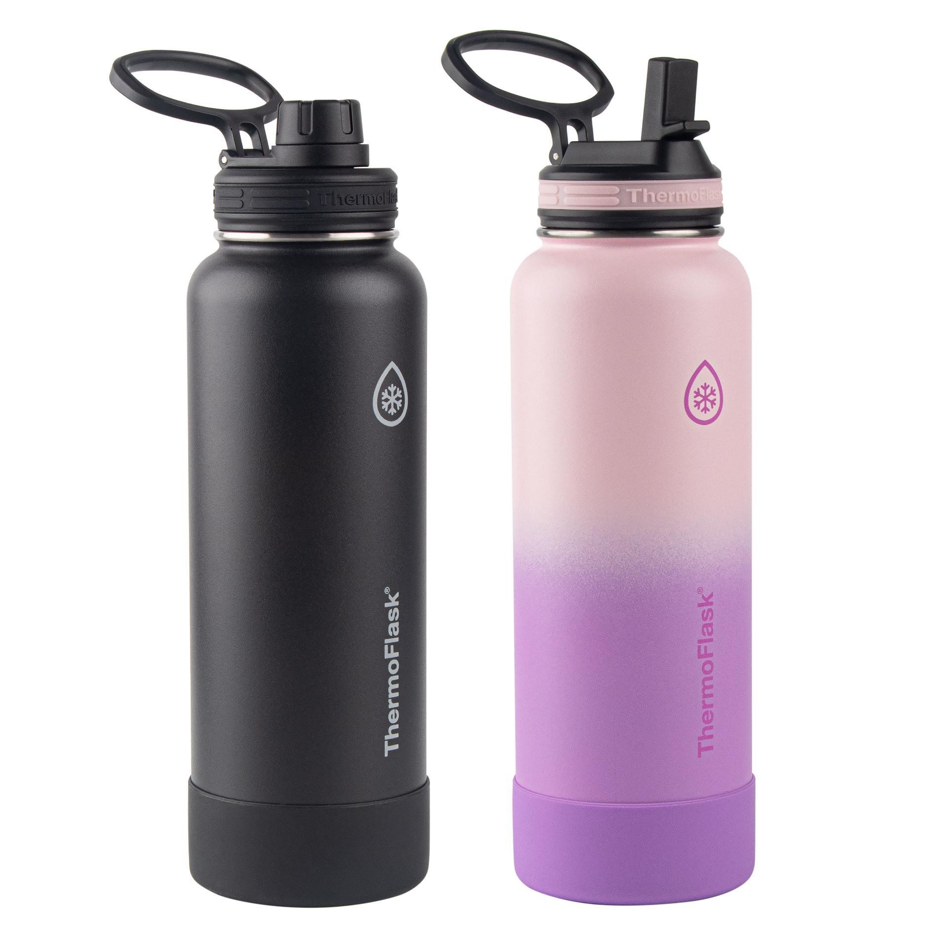 ThermoFlask 40oz Stainless Steel Bottles, 2pk