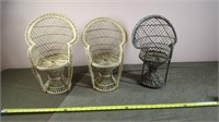 RATTAN DOLL CHAIRS