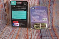 Merkury WebCam and USB Card Reader Both New