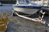 1979 GALAXY SKI BOAT W/ 140 MERCRUISER