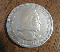 1893 Columbian 90% Silver Half Dollar