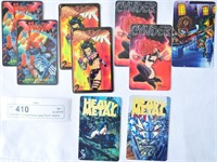 lot of SDCC UnUsed Phone Cards FAUST HEAVY METAL &