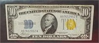 1934 North Africa Ten Dollar Silver Certificate