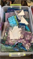Box of fabrics
