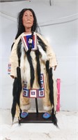 Indian Chief Doll 30. Porcelain