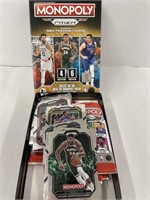 MONOPOLY PRIZM 24 NBA TRADING CARDS