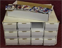12 Boxes Hundreds Of Various Sports Trading Cards