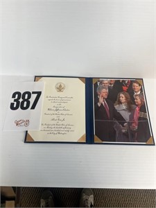 1997 Inauguration Invitation
