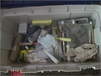 LARGE LOT OF PAINTING SUPPLIES