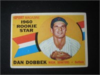 1960 TOPPS #123 DAN DOBBEK STAR ROOKIE