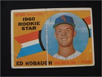 1960 TOPPS #131 ED HOBAUGH STAR ROOKIE