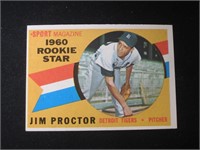 1960 TOPPS #141 JIM PROCTOR STAR ROOKIE