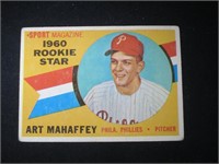 1960 TOPPS #138 ART MAHAFFEY STAR ROOKIE