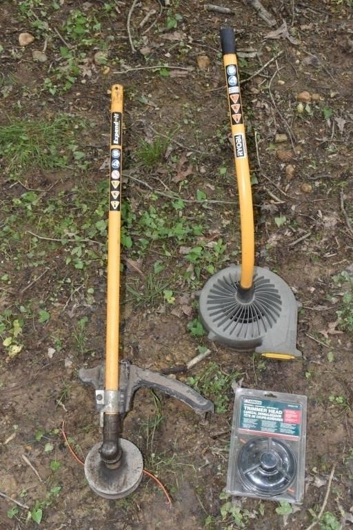 Ryobi gas powered string trimmer and blower attach