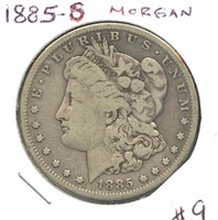 1885-S Morgan Silver Dollar