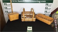 3-Longaberger Baskets