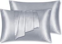 NEW! $50 LULUSILK Queen Silk Pillow Cases 2 Pack