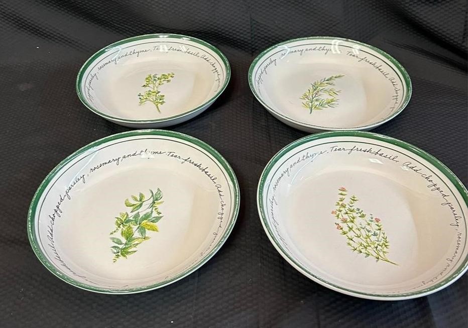 Gibson Plates of Rosemary and Thyme