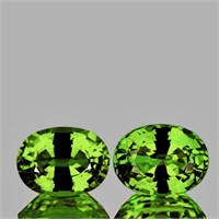 Natural Rare Premium Green Demantoid Pair (Flawles