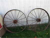 Steel wheels 45"