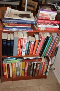 BOOKCASE WITH CONTENTS OF BOOKS