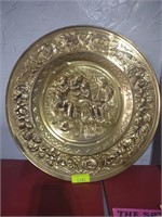 Large brass wall hanging